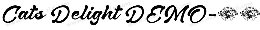 Cats Delight DEMO字体转换